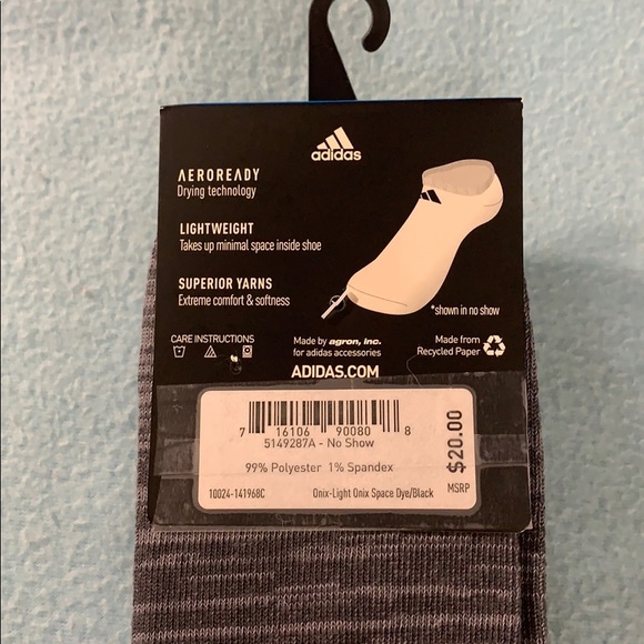 adidas Underwear & Socks Adidas Aeroready Mens Superlite Socks